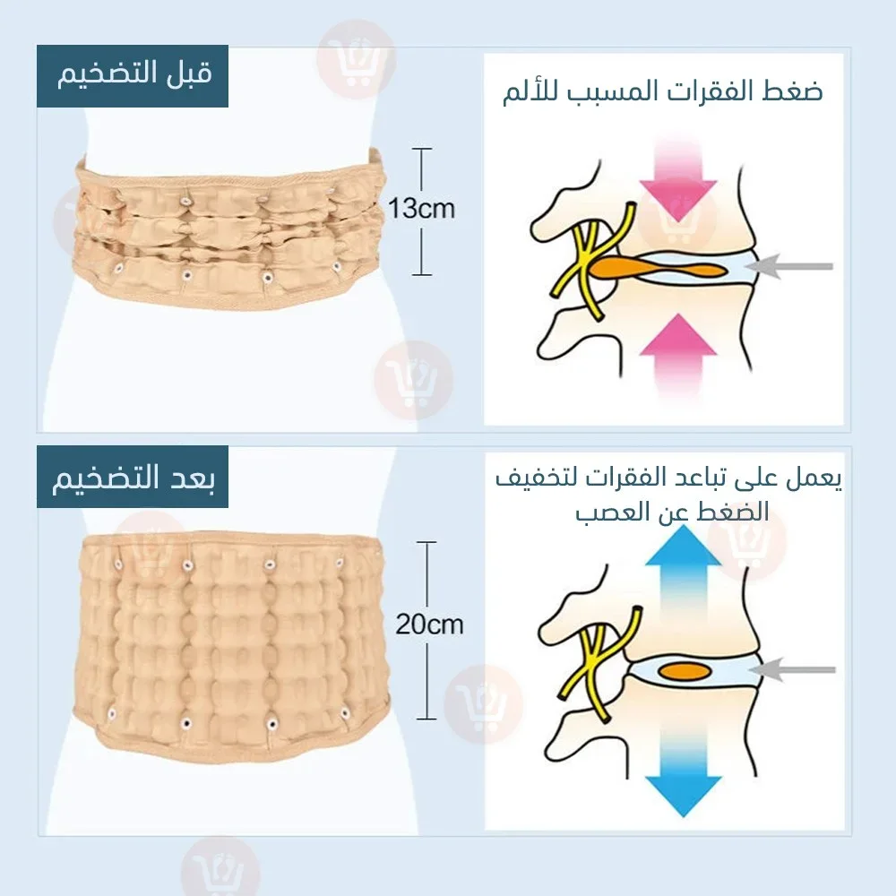 شكل الخلايا الهوائية قبل التضخيم وبعده